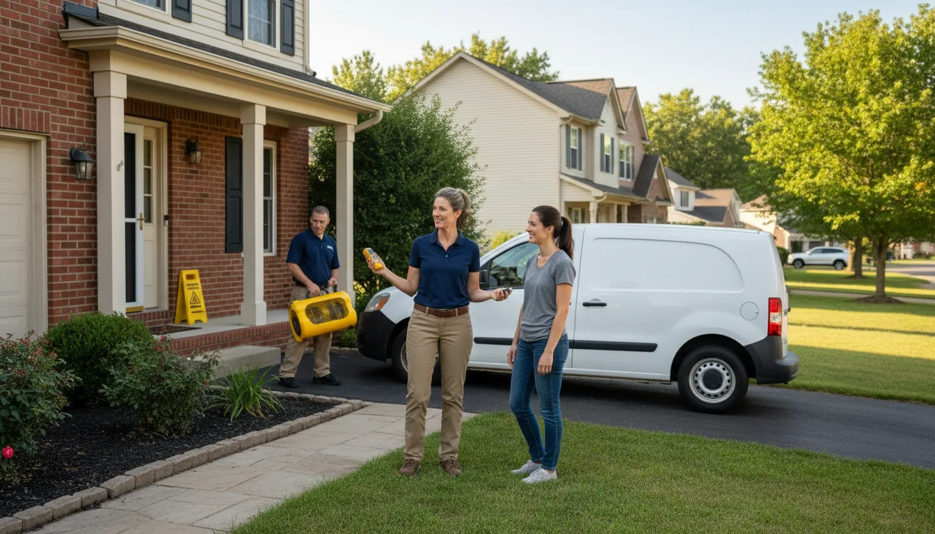 Residential water damage restoration in Hereford, PA